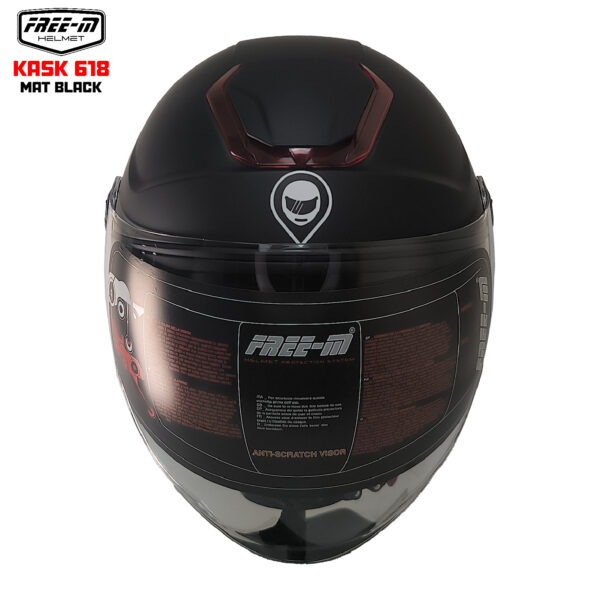 FREE-M YA-665VR YARIM KASK MAT BLACK