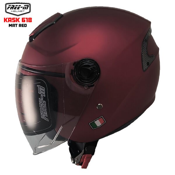 FREE-M YA-665VR YARIM KASK MAT RED