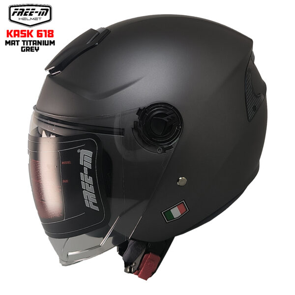 FREE-M YA-665VR YARIM KASK MAT TITANIUM