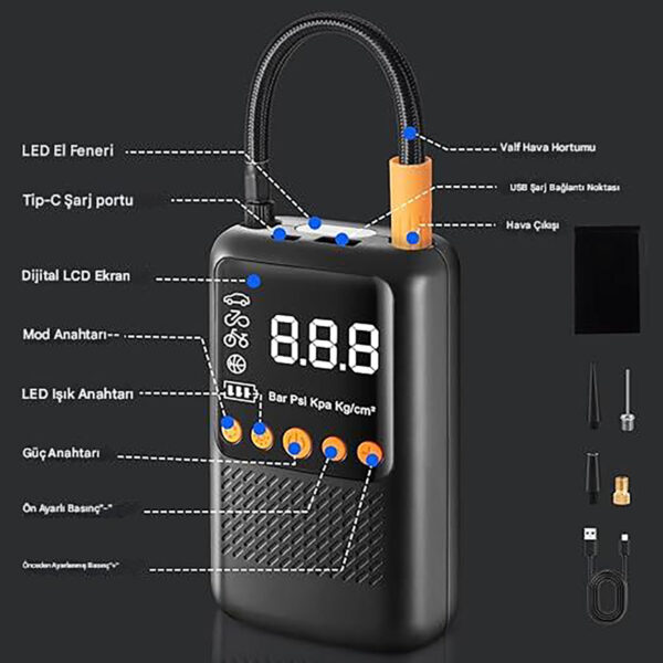 MTS CZK-5621 ŞARJLI LASTIK ŞIŞIRME CIHAZI