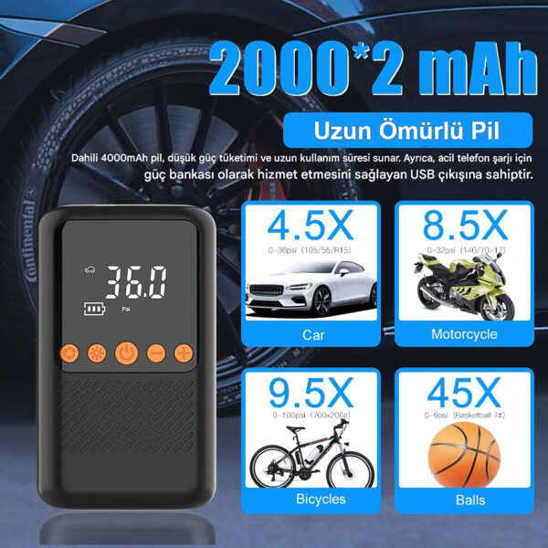 MTS CZK-5621 ŞARJLI LASTIK ŞIŞIRME CIHAZI