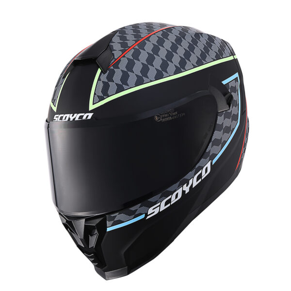 Scoyco FF-869 Full Face Kask LIGHTNING