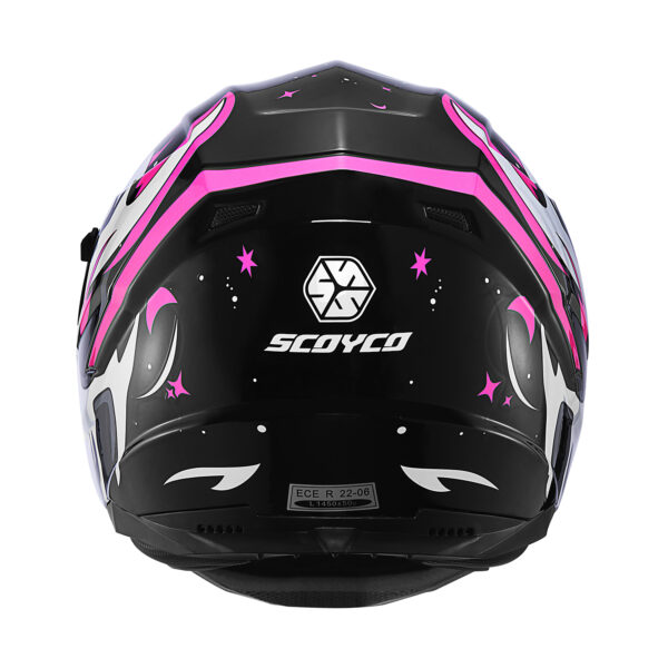 Scoyco FF-869 Full Face Kask SKULL