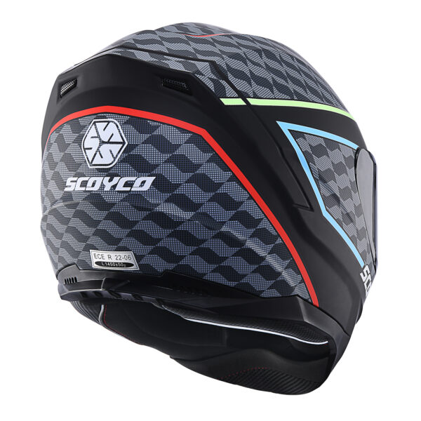 Scoyco FF-869 Full Face Kask LIGHTNING