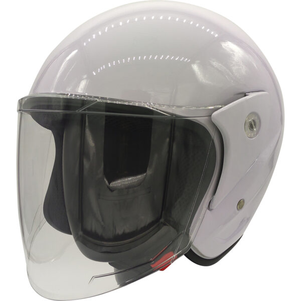 PROHELMETS F-022 YARIM CAMLI WHITE