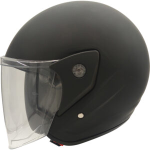 PROHELMETS F-022 YARIM CAMLI MAT BLACK