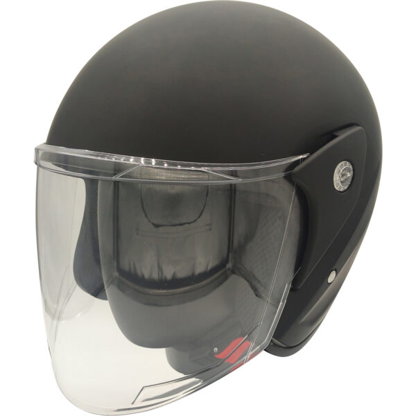 PROHELMETS F-022 YARIM CAMLI MAT BLACK