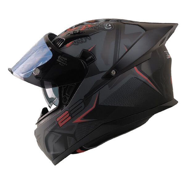 FAZER HELMETS FX-211X FULL FACE KASK BEAST BLACK