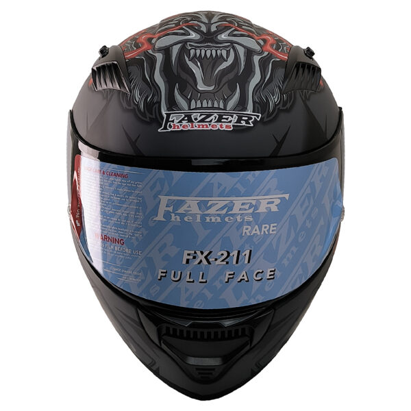 FAZER HELMETS FX-211X FULL FACE KASK BEAST BLACK