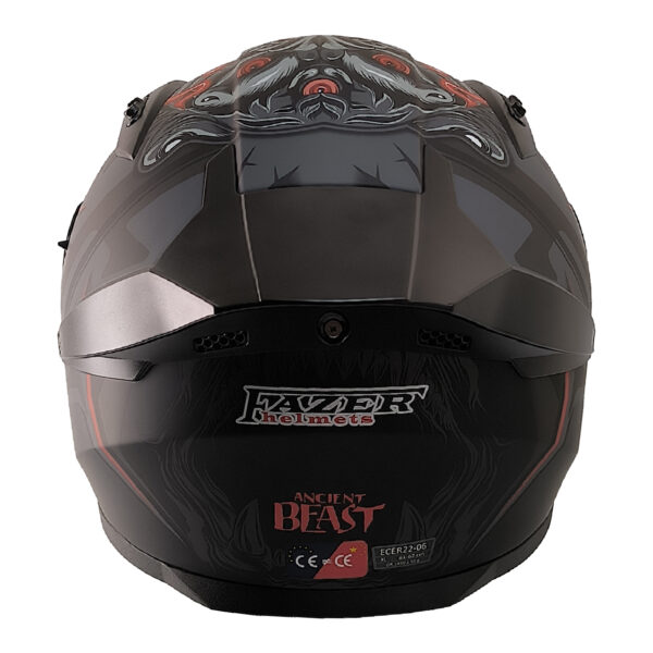 FAZER HELMETS FX-211X FULL FACE KASK BEAST BLACK