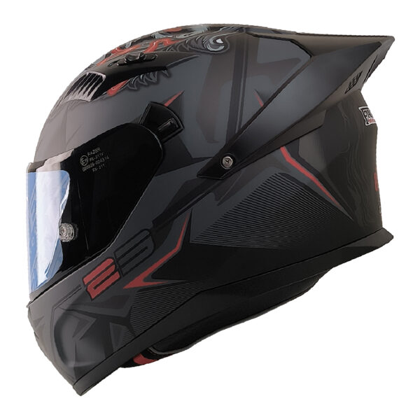 FAZER HELMETS FX-211X FULL FACE KASK BEAST BLACK