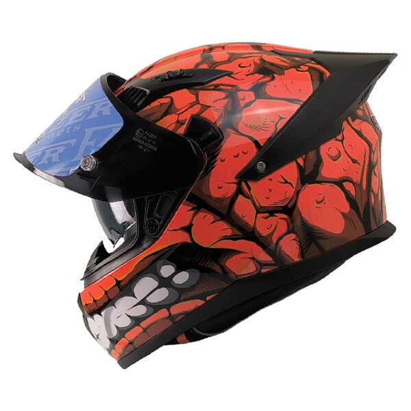 FAZER HELMETS FX-211X FULL FACE KASK FANTASTIC RED
