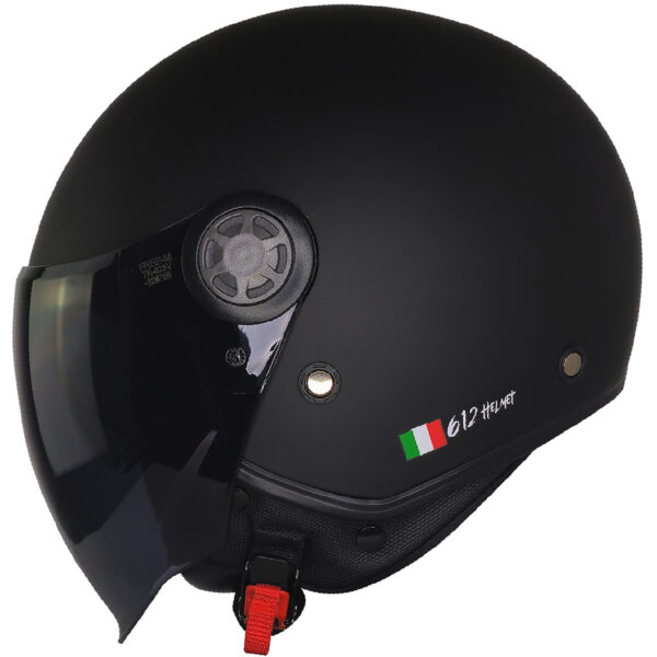 FREE-M FR-612 Yarım Kask MAT BLACK