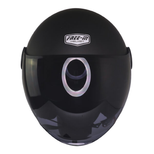 FREE-M FR-612 Yarım Kask MAT BLACK